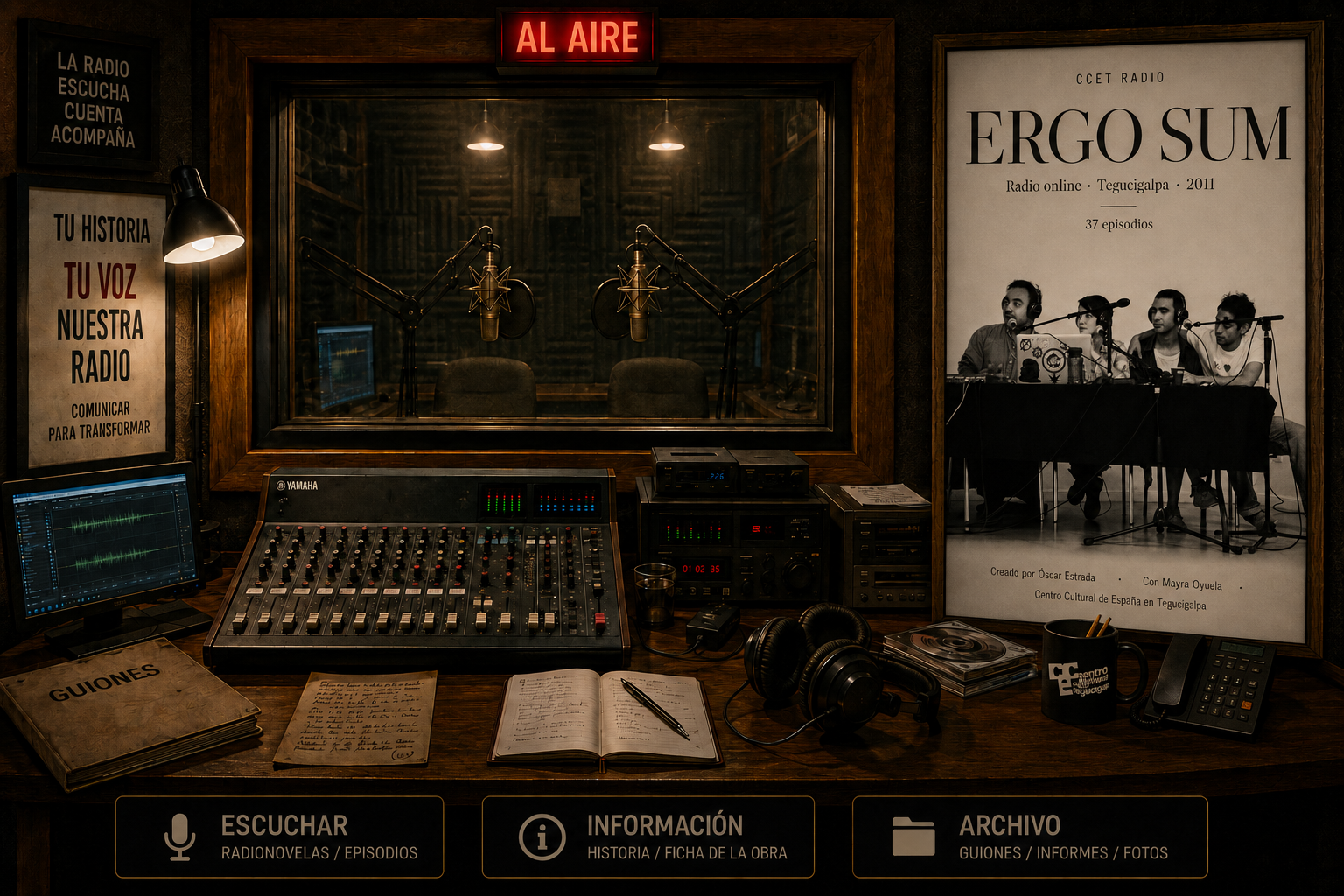 Cabina de radio de ErgoSum