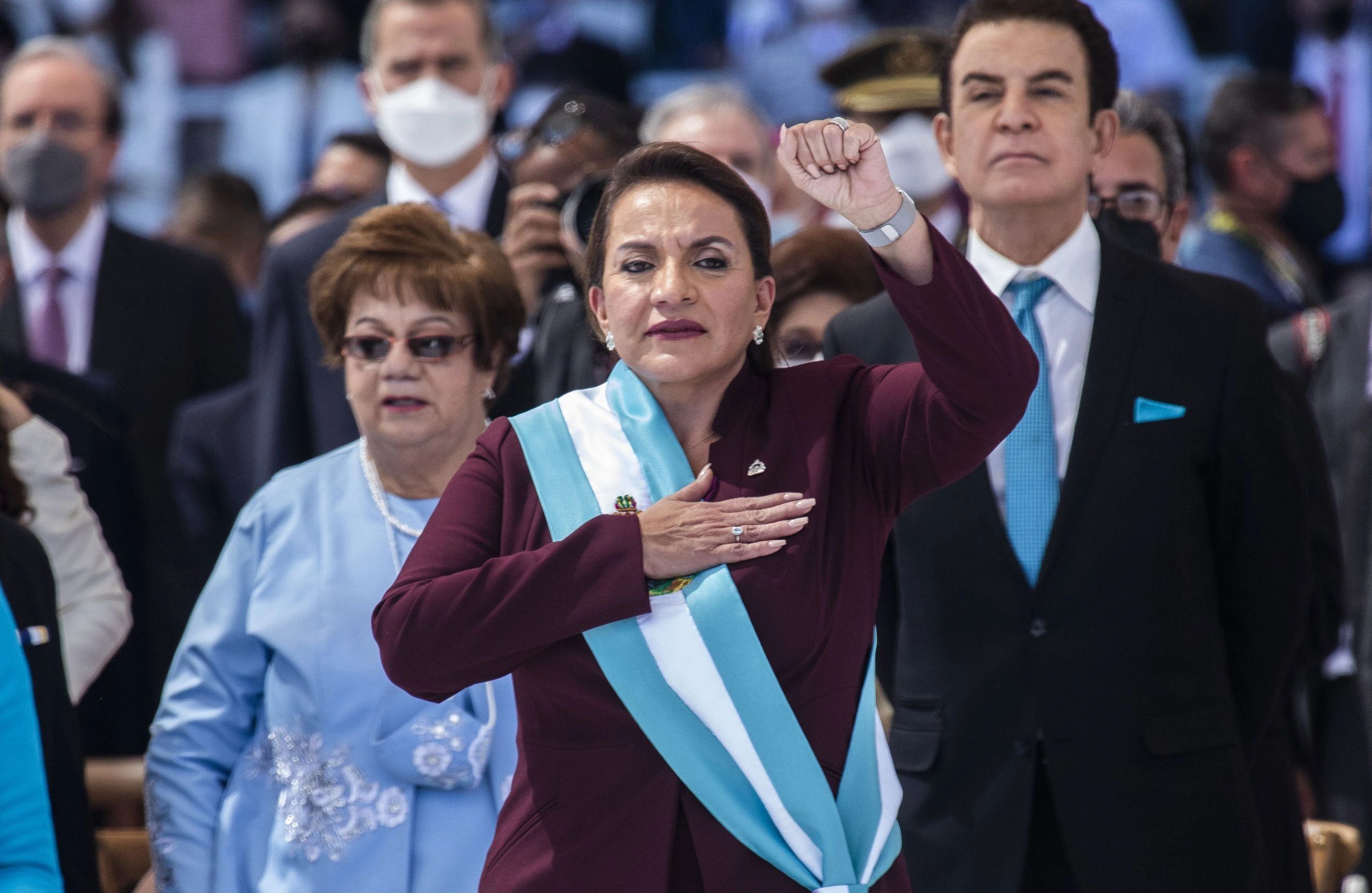 Toma de posesión de Xiomara Castro y sus designados presidenciales, 27 de enero de 2022