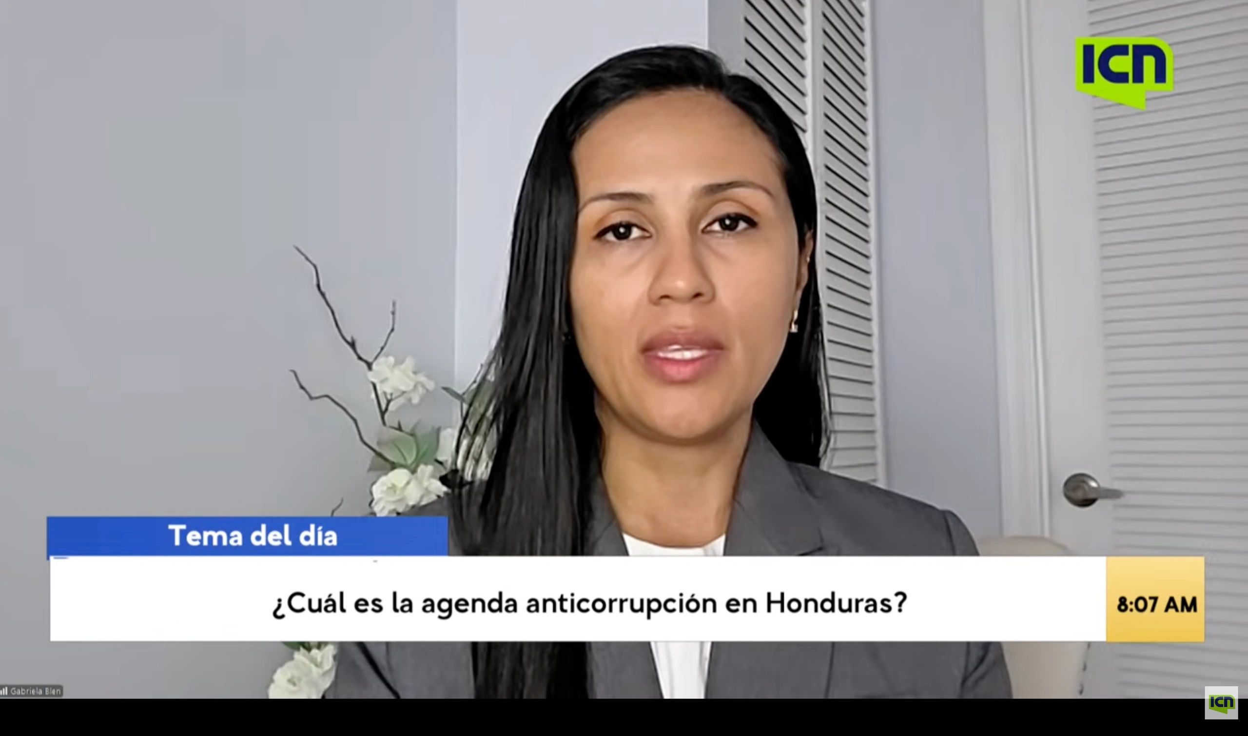 Gabriela Blen, activista anticorrupción