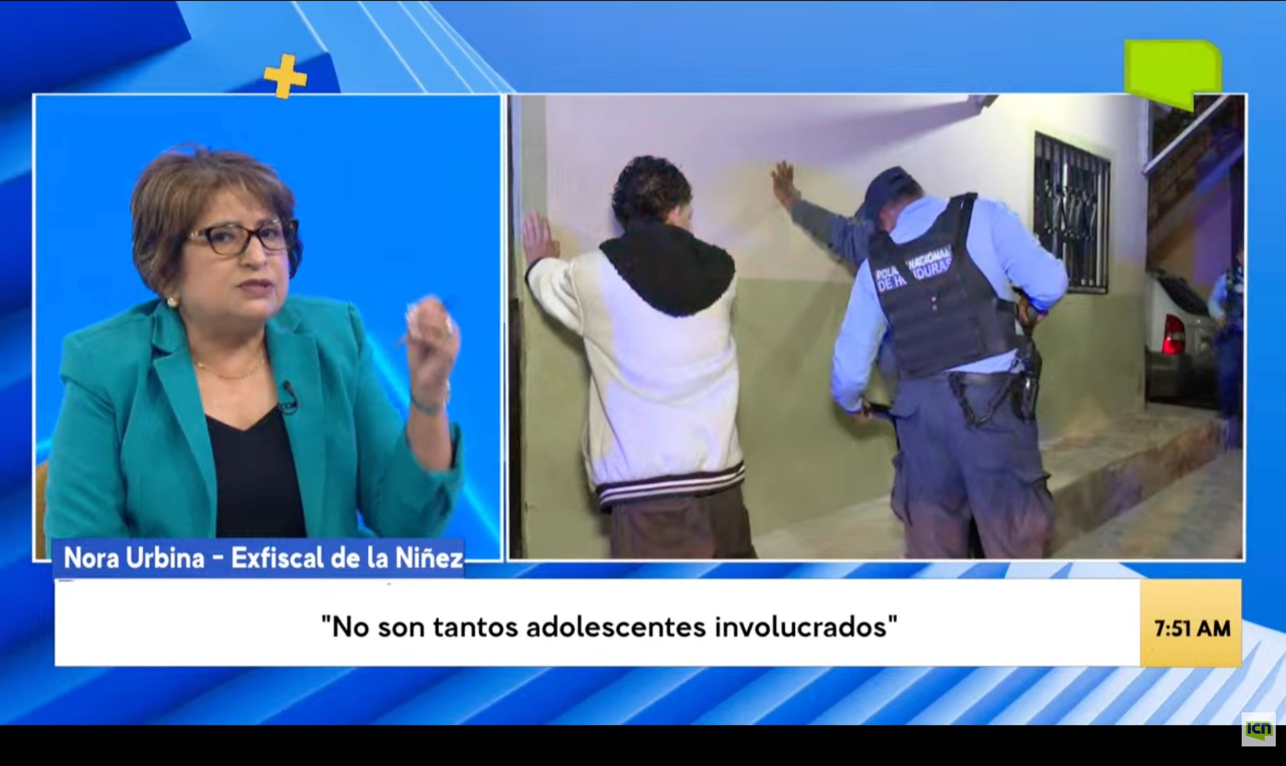 Abogada Nora Urbina, ex fiscal de la niñez.