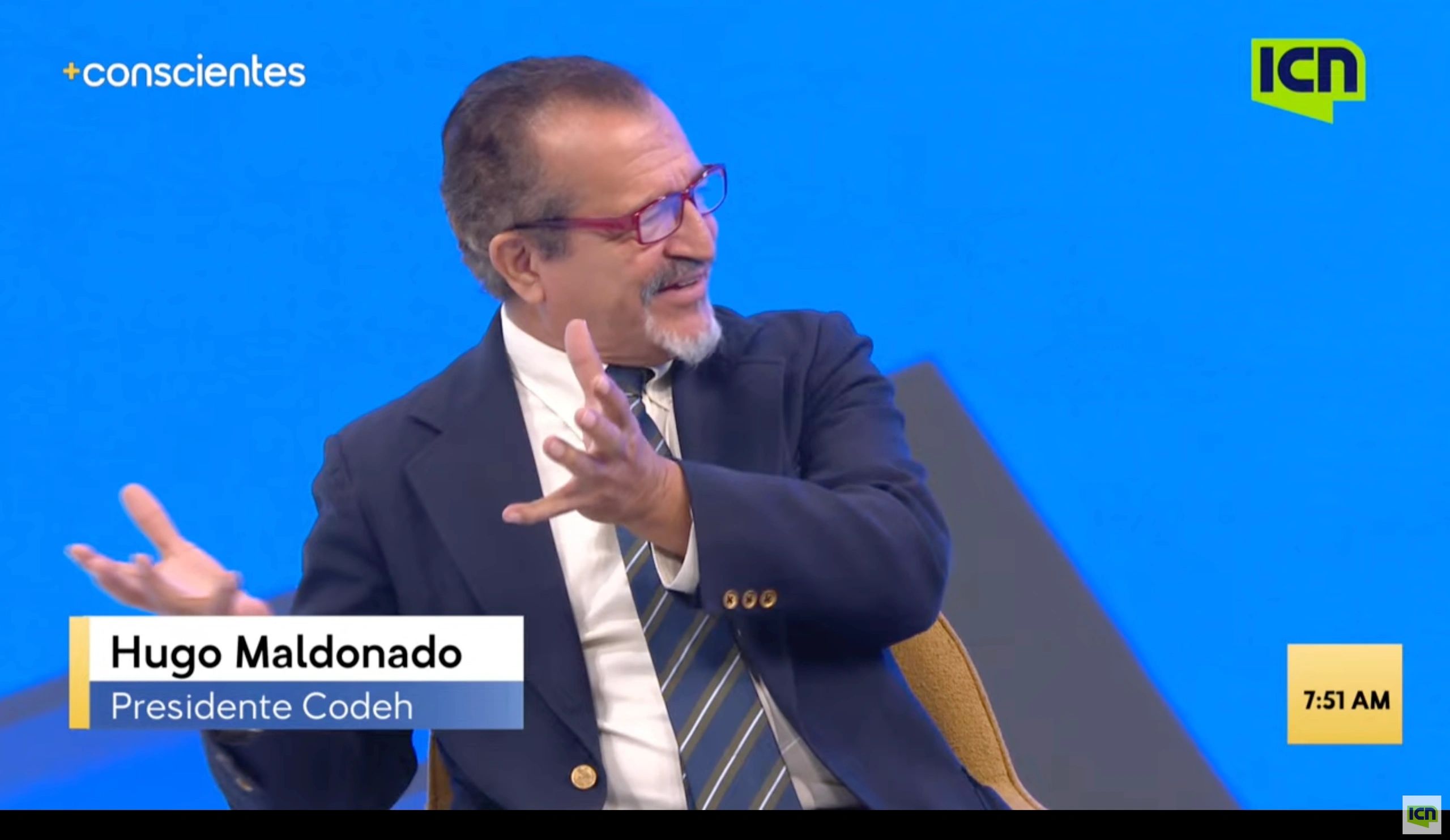 Hugo Maldonado, presidente CODEH