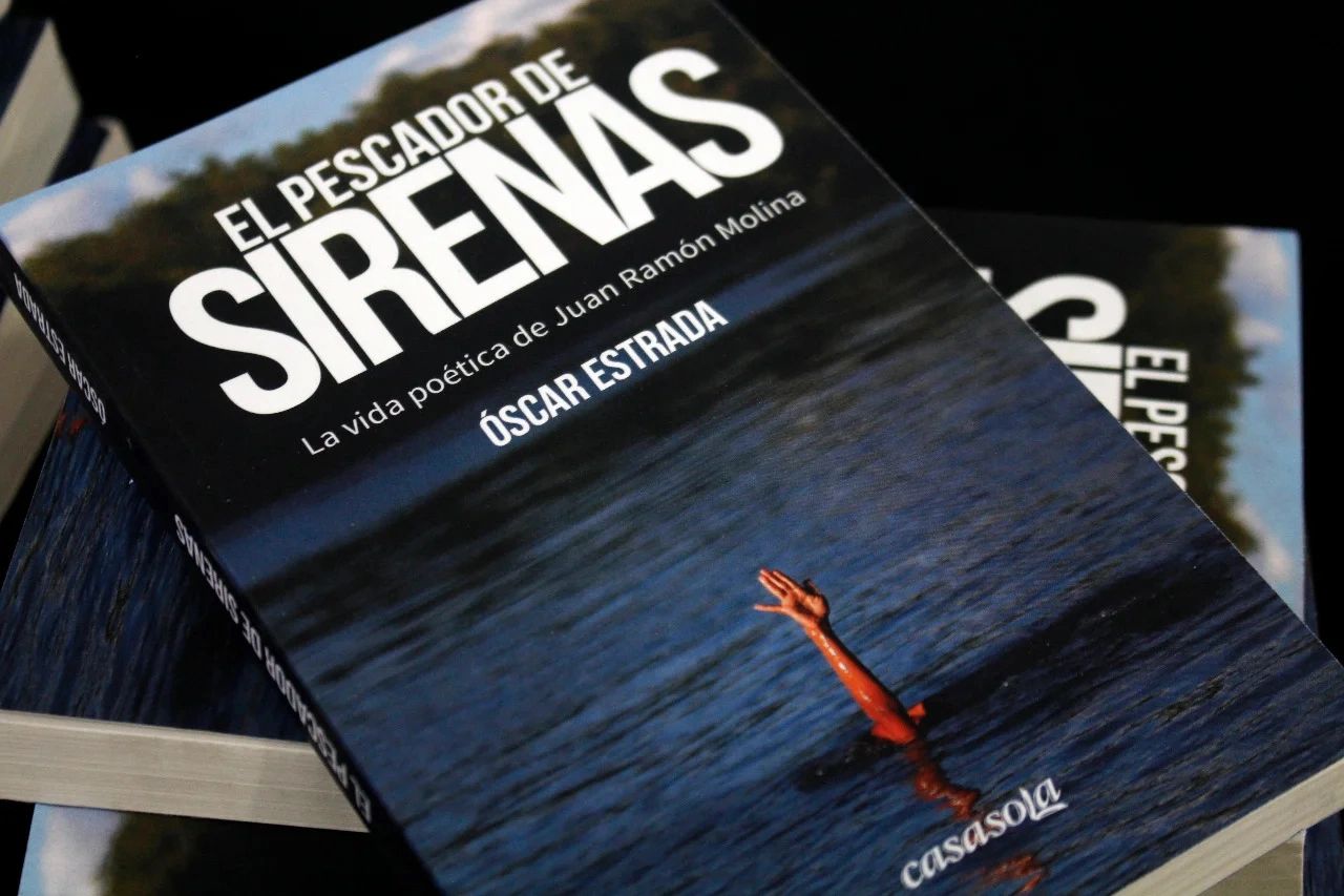 Ilustración principal de "El pescador de sirenas" en la pluma de Oscar Estrada