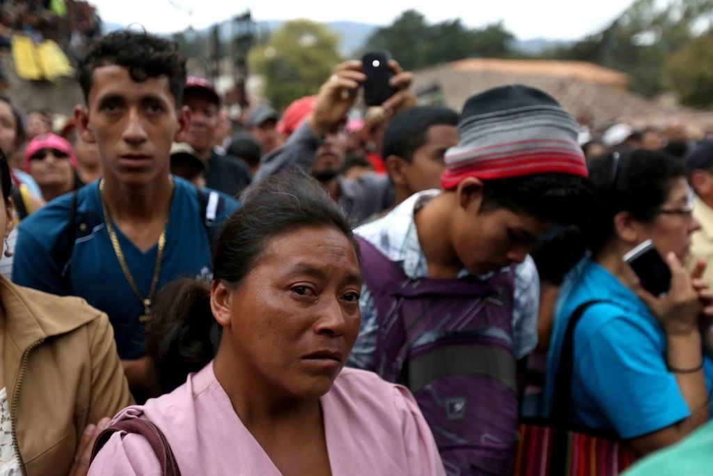 Cortejo fúnebre de Berta Cáceres. La Esperanza, Intibucá. Foto de Delmer Membreño.