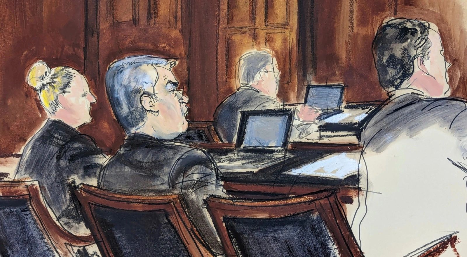 Ilustración principal de Primera semana del juicio de Juan Orlando Hernández
