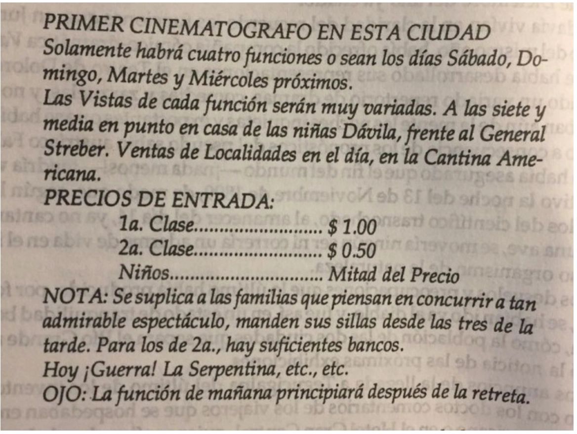 Ilustración principal de El primer cinematógrafo en Honduras